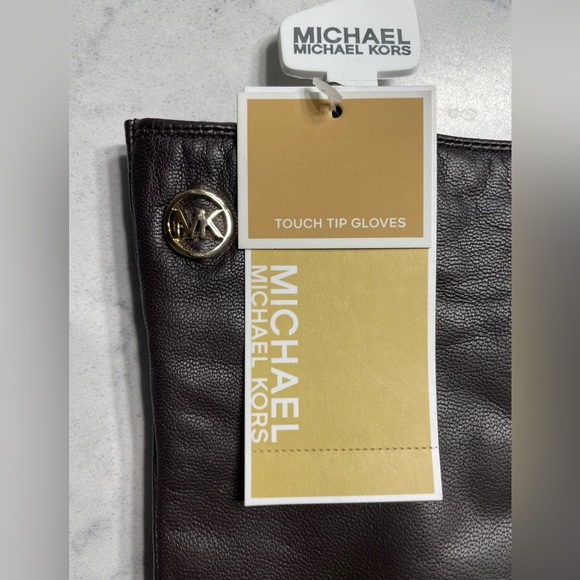 MK screen Touch Leather Gloves M - Picture 2 of 7